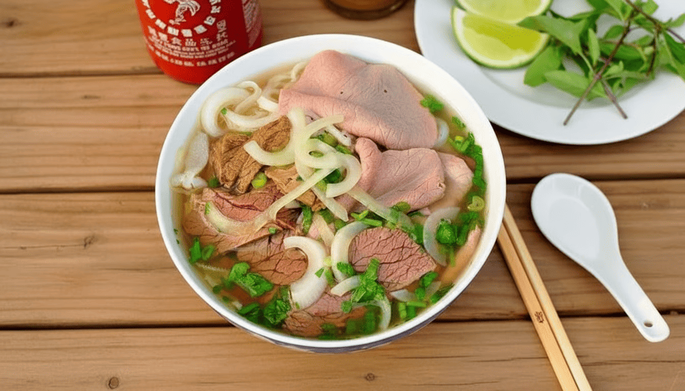 Phở bò được xem là niềm tự hào ẩm thực của vùng đất Thành Nam